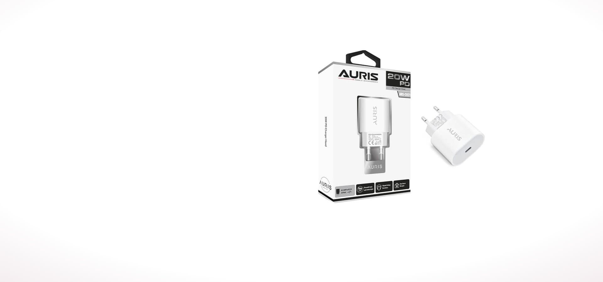 Auris şarj cihazları ve powerbank'ler